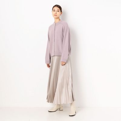 〔ＴＡＬＬサイズ〕コクーンシルエット　ショート丈ニットカーディガン（６７２６ＩＷ１４）