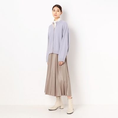 〔ＴＡＬＬサイズ〕コクーンシルエット　ショート丈ニットカーディガン（６７２６ＩＷ１４）