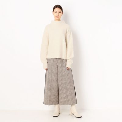 〔ＴＡＬＬサイズ〕ハイネック　ボリュームスリーブ　ニットプルオーバー（６７２６ＩＷ１５）