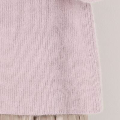 〔ＴＡＬＬサイズ〕ハイネック　ボリュームスリーブ　ニットプルオーバー（６７２６ＩＷ１５）