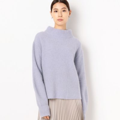 〔ＴＡＬＬサイズ〕ハイネック　ボリュームスリーブ　ニットプルオーバー（６７２６ＩＷ１５）