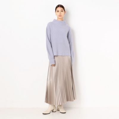 〔ＴＡＬＬサイズ〕ハイネック　ボリュームスリーブ　ニットプルオーバー（６７２６ＩＷ１５）