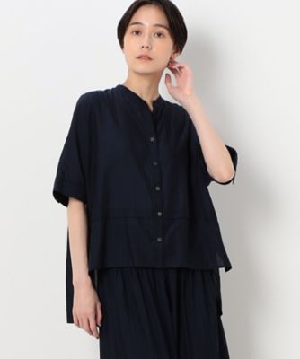 シアーストライプ ドルマンブラウス（7201BD01） | Gabardine 