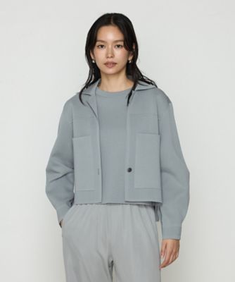 ブライトストレッチヤーン ミラノリブシャツジャケット