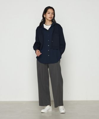 ブライトストレッチヤーン ミラノリブシャツジャケット