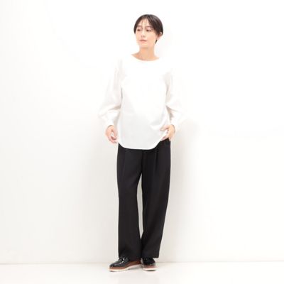 【セットアップ対応】パウダーツイルストレッチ　ワイドパンツ（７２０１ＰＥ０１）