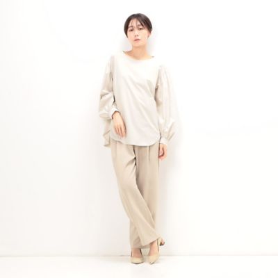 【セットアップ対応】パウダーツイルストレッチ　ワイドパンツ（７２０１ＰＥ０１）