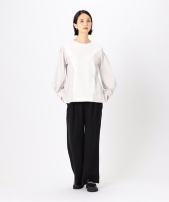 【セットアップ対応】ダブルクロス　タックパンツ（７２０１ＰＧ０１）