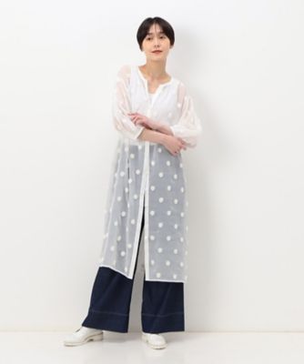 Gabardine K.T (Women)/ギャバジンケーティー シアードット　ロングシャツ（７２０２ＢＤ０２）