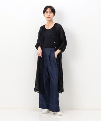 シアードット ロングシャツ（7202BD02） | Gabardine K.T