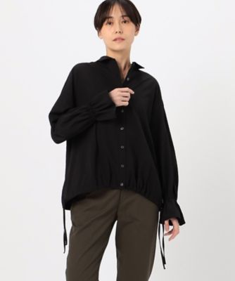 Gabardine K.T (Women)/ギャバジンケーティー ポコポコ平織り ブラウジングブラウス(7202BG02)