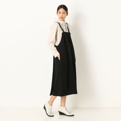 ＜Gabardine K.T (Women)＞【ウォッシャブル】ゆったりジャンパースカート（７２０２ＯＹ０１）