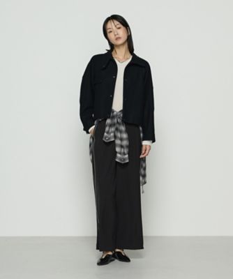 やわらかメルトン スタンドカラーブルゾン（7203JM01