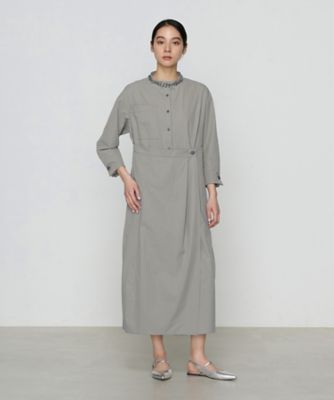 ストレッチタフタ　シャツドレス（７２０３ＯＫ０１）