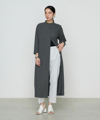 ストレッチタフタ　シャツドレス（７２０３ＯＫ０１）