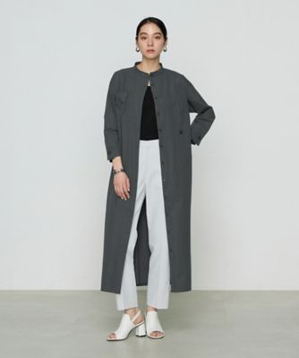 ストレッチタフタ　シャツドレス（７２０３ＯＫ０１）