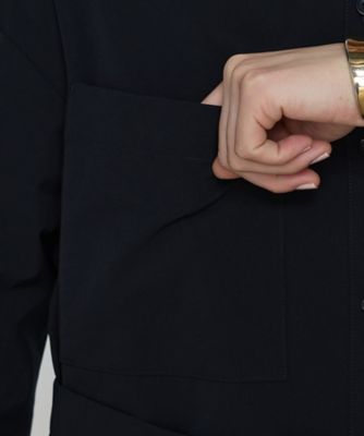 ストレッチタフタ　シャツドレス（７２０３ＯＫ０１）