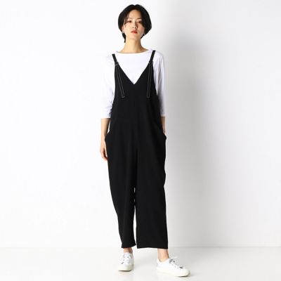 ＜Gabardine K.T (Women)＞Ｖネック　サロペット（７２０３ＰＴ０６）