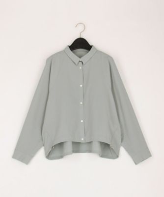 ＜Gabardine K.T (Women)＞ストレッチタフタ　シャツブルゾン（７２０３ＶＫ０２）