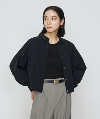 23区 今季 2WAYストレッチタフタ ギャザーブルゾン 36 2WAYストレッチタフタ ギャザーブルゾン / 23区 | ファッション通販