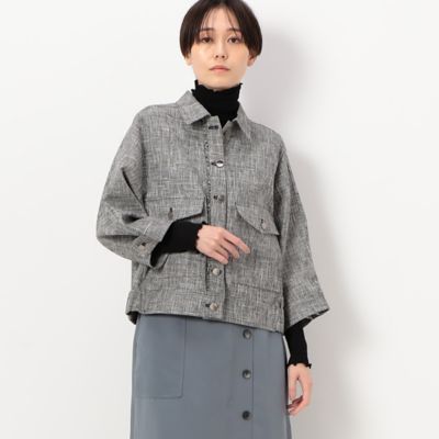 ＜Gabardine K.T (Women)＞ライトツイード　ワークブルゾン（７２０４ＪＣ０１）