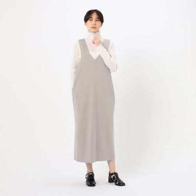 ＜三越伊勢丹/公式＞ Gabardine K.T (Women)/ギャバジンケーティー ハイテンションポンチ ジャンバースカート ライトグレー ワンピース・ドレス【三越伊勢丹/公式】