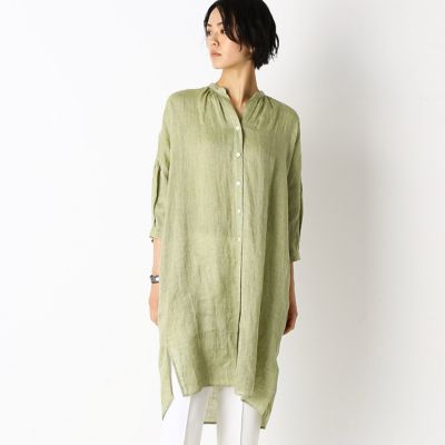シャンブレーヘンプ　ロングシャツ（７２０５ＨＴ０５）