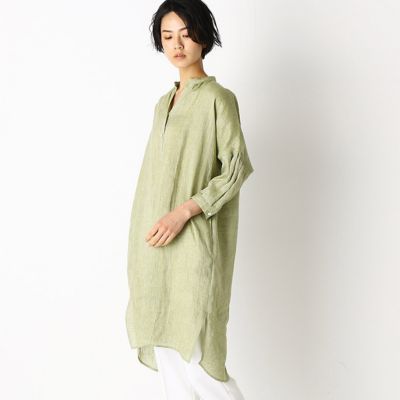 シャンブレーヘンプ　ロングシャツ（７２０５ＨＴ０５）