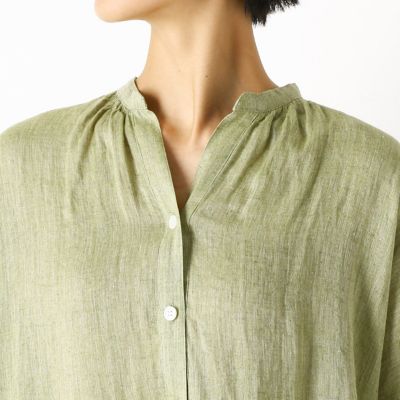 シャンブレーヘンプ　ロングシャツ（７２０５ＨＴ０５）
