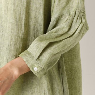シャンブレーヘンプ　ロングシャツ（７２０５ＨＴ０５）