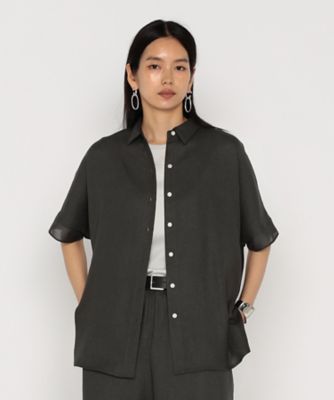 Gabardine K.T (Women)/ギャバジンケーティー 麻調合繊　シアーブラウス（７２０６ＢＫ０４）