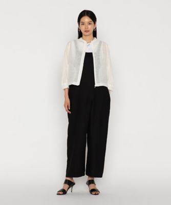 綿麻からみ 麻メッシュブルゾン（7206VK04） | Gabardine K.T