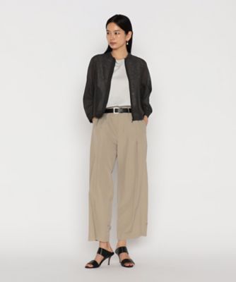 綿麻からみ 麻メッシュブルゾン（7206VK04