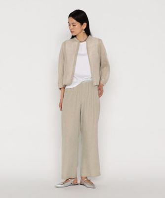 綿麻からみ 麻メッシュブルゾン（7206VK04） | Gabardine K.T