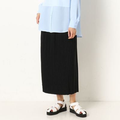 ＜Gabardine K.T (Women)＞【セットアップ対応】ボックスプリーツ　スカート（７２０７ＦＹ０４）