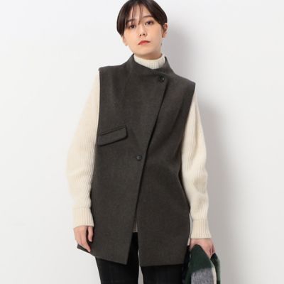 メルトン ジレ（7207JA03） | Gabardine K.T (Women