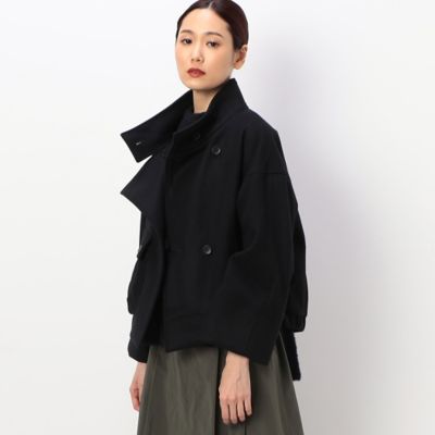 ＜Gabardine K.T (Women)＞メルトン　ボックスシルエットブルゾン（７２０７ＶＡ０６）