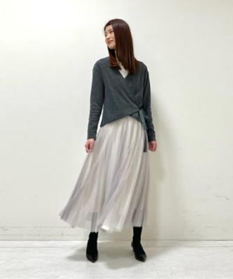 【アンサンブル対応】ニットコール　カシュクールプルオーバー（７２０８ＥＥ１４）
