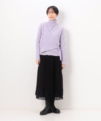 【アンサンブル対応】ニットコール　カシュクールプルオーバー（７２０８ＥＥ１４）