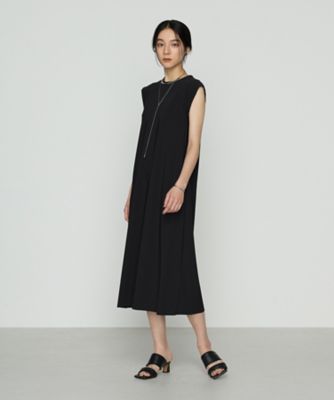 io comme io シルク混ドッキングロングワンピース io comme io シルク