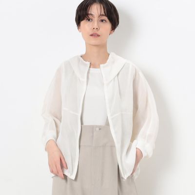 ＜Gabardine K.T (Women)＞【洗える】紙の糸平織り　ブルゾン（７２０８ＶＣ０４）