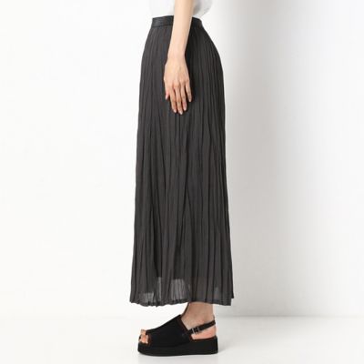 【セオリー】 Crepe ダブル　プリーツスカート 美品❗️ セール】 【洗える】ベロア刺繍レースフレアスカート （ロング