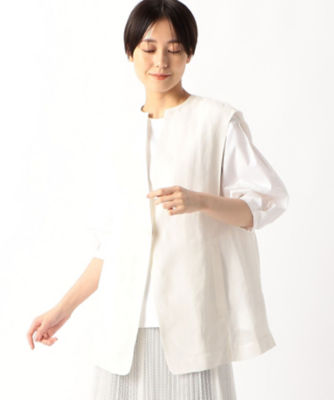 ＜Gabardine K.T (Women)＞紙ビエラ　背中ふんわりジレ（７２０９ＪＧ０２）