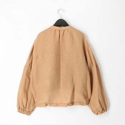 洗える】抄織糸キュプラ平織り ブルゾン（7209VY03