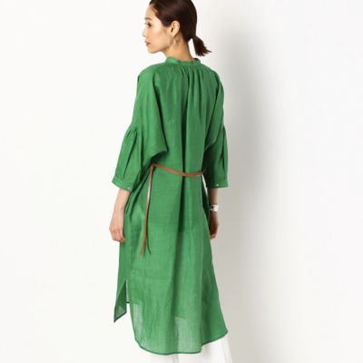 【ウォッシャブル】竹シャンブレー　ロングシャツ（７２１０ＨＹ０４）