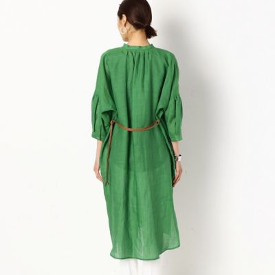 【ウォッシャブル】竹シャンブレー　ロングシャツ（７２１０ＨＹ０４）
