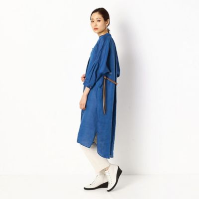 【ウォッシャブル】竹シャンブレー　ロングシャツ（７２１０ＨＹ０４）