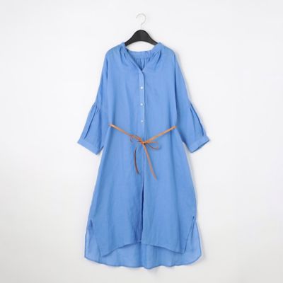 【ウォッシャブル】竹シャンブレー　ロングシャツ（７２１０ＨＹ０４）