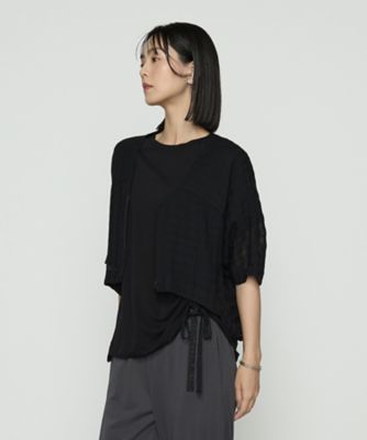 ＜Gabardine K.T (Women)＞チェック柄カラミ　ショートブルゾン（７２１０ＶＫ０６）