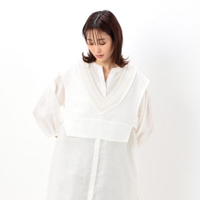 ＜三越伊勢丹/公式＞【SALE】Gabardine K.T (Women)/ギャバジンケーティー 夏椿柄ふくれジャカード ベスト シロ コート・ジャケット【三越伊勢丹/公式】